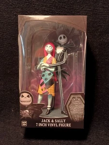 The Nightmare Before Christmas Jack & Sally 7" Vinyl Figur Culture Fly - Bild 1 von 6