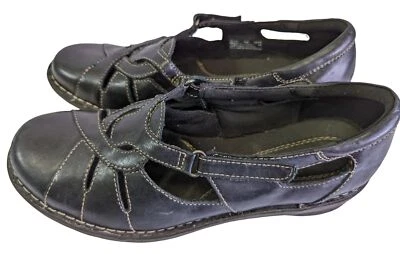 Clarks Bendables Nikki Regatta Slip On Black 39333 Mary Janes Shoes Women 7.5  - Image 1 of 4