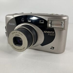 Kodak Advantix F600 Zoom APS 35MM Point Shoot Film Camera WORKS NEW BATTERY