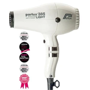 Parlux 385 Power Light Ceramic and Ionic Hair Dryer, White Made in Italy - Picture 1 of 1