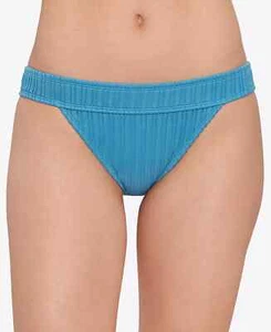 Salt + Cove BLUE Mesh Ribbed Banded Bikini Swim Bottom, Sz Medium NWT - Picture 1 of 1