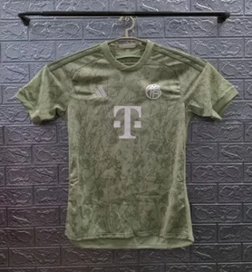 New Adidas Bayern Munich Manuel Neuer Wiesn Jersey 2023 Slim Fit Magic Lime Sz.M - Picture 1 of 5