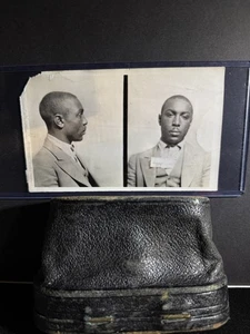 Original Vintage FBI Mugshot - Identified Black Man, Harry Ward - True Crime 1933 - Bild 1 von 2