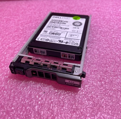 Strong-IT Dell 9N32F 3.84TB 24G SAS RI TLC 2.5 SSD PM1653 (99% Life Remaining) - Image 1 of 3