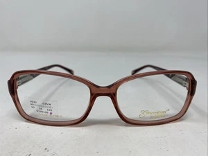 SAFILO EMOZIONI Italy EM4042 JNW 53-16-135 Red Rose Eyeglasses Frame OK10 - Picture 1 of 8