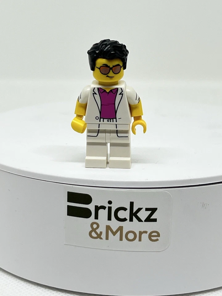 1x Lego Minifiguren Serie 17 Yuppie Anzug weiß pink Haare 71018 col17-12 col297 - Bild 1 von 1