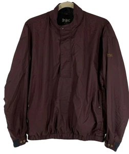 DryJoys By FootJoy Mens XL Houndstooth 1/2 Zip L/Sleeve Golf Windbreaker Jacket - Picture 1 of 8