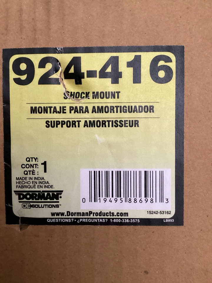 Suporte de choque Dorman para Sebring, Stratus, Cirrus, Breeze 924-416 - Imagem 1 de 1
