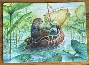 MTG Bloomburrow Art Card, Run Away Together 11/54 - Picture 1 of 2