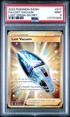 2022 POKEMON SWORD & SHIELD LOST ORIGIN #217 FA/LOST VACUUM LOST ORIGIN - PSA 9 - Image 1 of 2