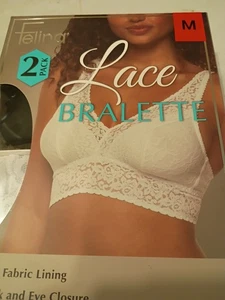 Felina Ladies' Lace Bralette 1 or 2 Bra Medium - Picture 1 of 2
