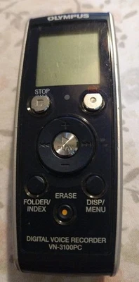 Olympus VN-3100PC Handheld Digital Voice Recorder - Tested/Working - Image 1 of 4