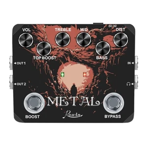 Explore New Tones with Rowin Metal Distortion Guitar Pedal Easy Adjustments - Picture 1 of 13