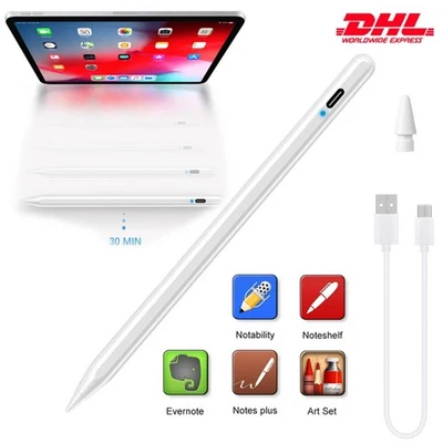 Für Apple Pencil 2. Generation Stylus Stift Pen für Apple iPad Pro/Air-2018~2025 - Bild 1 von 4