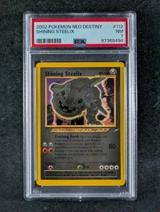 2002 Pokemon Shining Steelix #112/105 Neo Destiny Unlimited Holo Englisch PSA 7 - Bild 1 von 3
