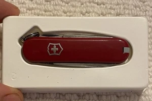 NEW!! UNUSED!! Victorinox Knife Swiss Army 58mm Knife RED CLASSIC SD 0.6223 - Picture 1 of 9