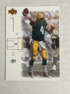 2001 Upper Deck Pros & Prospects #32 Brett Favre Green Bay Packers - Imagen 1 de 2