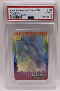 2004 POKEMON ADVANCED KYOGRE ACTION CARDS LENTICULAR • PSA 9 - POP 12 - Picture 1 of 2