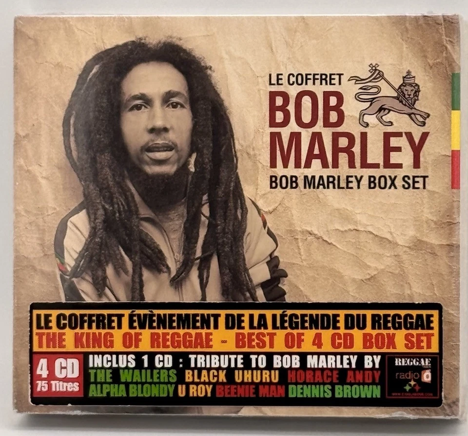 Bob Marley Le Coffret Box Set 4 CD Digipak 2011 Import Brand New Factory Sealed - Image 1 of 4