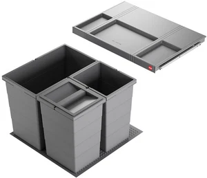 Hailo Mülleimer Küche Einbau 60cm Schublade Höhe 40cm Frontauszug Allegro System - Bild 1 von 5