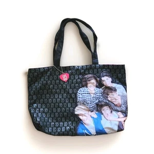 One Direction Canvas Tote Bag Purse 1D Monogram Lined 2012 - Picture 1 of 12