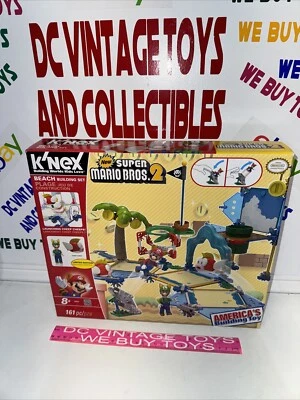 Juego de construcción de playa K'NEX Super Mario Bros 2 161 piezas edición limitada #38624 Foto 1 de 4