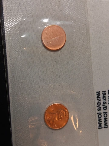 ERROR - 2012 D CENT SEAKED WITH A BLANK PLANCHET FROM US MINT ERROR( RED) Cover