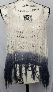 BUFFALO DAVID BITTON WOMEN'S NET TOP SIZE M - Picture 1 of 9