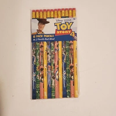 Paquete de 12 lápices Toy Story Disney Pixar cumpleaños escuela fiesta bolsa rellenos Foto 1 de 3