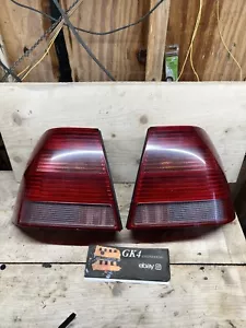 Mk4 Jetta Euro “ocean” Tail Light Set 99-05 “rare” OEM Hella Brake Rear Light - Picture 1 of 10