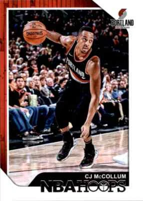 2018-19 Panini NBA Hoops C.J. McCollum Portland Trail Blazers #178 - Image 1 of 2