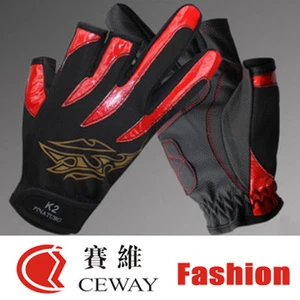 Outdoor Sports Fishing Glove PU Anti Slip Resistant Nonslip Skidproof Mitten New - Picture 1 of 8