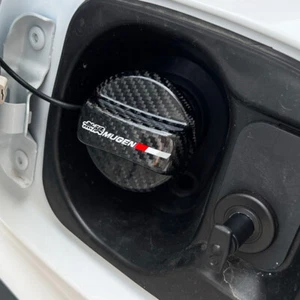 JDM Racing MUGEN CARBON FIBER Gas Fuel Cap Cover For HONDA ACCORD CIVIC SI TYPER - Picture 1 of 6