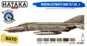 Hataka Hobby Paints MODERN LUFTWAFFE GERMAN AIR FORCE COLORS #3 Blue Line Paints - Picture 1 of 2
