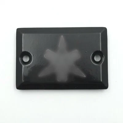 Cubierta de tapa de depósito de líquido de frenos negra para Yamaha Virago 535/Virago 700 Foto 1 de 4