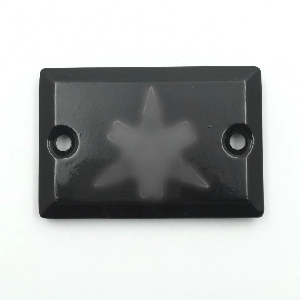 Cubierta de tapa de depósito de líquido de frenos negra para Yamaha Virago 535/Virago 700 Foto 1 de 4