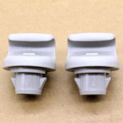 2 Clip para parasol gris izquierdo y derecho Nissan X-trail 350Z e Infiniti FX45 FX35 Foto 1 de 4