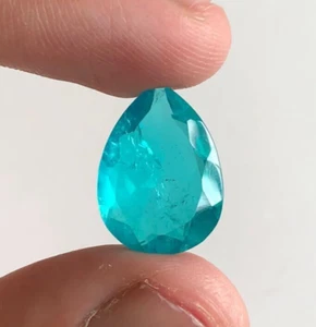 18x14 MM Paraiba Tourmaline, Top Quality paraiba tourmaline Doublet Gemstone - Picture 1 of 5