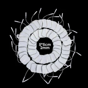 Almohadillas de electrodos de 5x5 cm reemplazan para decenas EMS IF unidad máquina masajeadores gel de silicona - Imagen 1 de 14