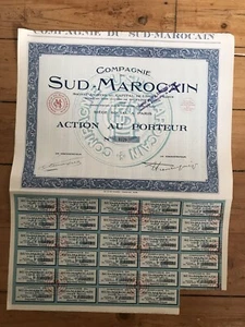 COMPAGNIE DU SUD-MAROCAIN (MAROC) (F2) - Bild 1 von 1
