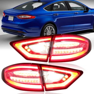 4X LED Tail Light Rear Lamp Brake For Ford Fusion 2013 2014 2015 2016 Left+Right - Afbeelding 1 van 14