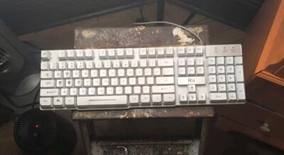 Rii RK100+ (8541666786) Rainbow LED Backlit Wired Gaming Keyboard - Image 1 of 4