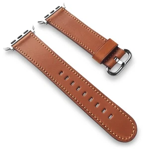 Apple Watch Strap Handmade Novonappa French Calfskin With Match Stitch 42/44/45 - Picture 1 of 4