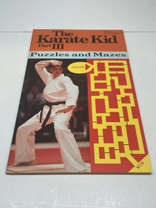 The Karate Kid Part III 3 Puzzles And Mazes Cobra Kai 1989 New Old Stock - Picture 1 of 2