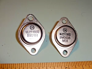 MJ21195G /MJ21196G NPN PNP OUTPUT TRANSISTOR SET  ON SEMICONDUCTOR - Picture 1 of 2