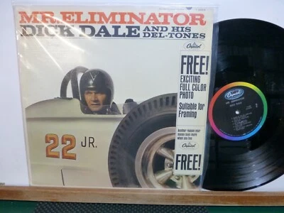 DICK DALE MR ELIMINATOR DICK DALE & DEL TONES NEAR MINT W/ PHOTO SURF      LP - Image 1 of 2