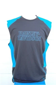 harley davidson sleeveless t shirt - Picture 1 of 7