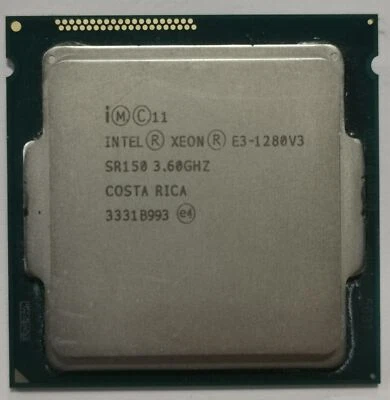 Intel Xeon E3-1280 V3 3.6GHz 4-Core 8MB LGA1150 Server Processor CPU SR150 82W - Image 1 of 2