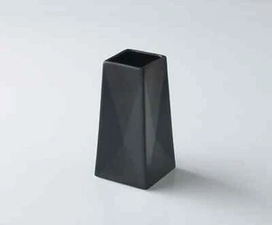 SGI Soka Gakkai Budismo Jarrón Porcelana Negra Hecho en Japón - Imagen 1 de 7