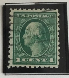 Estampilla de 1 centavo de George Washington Scott #405 - Imagen 1 de 1